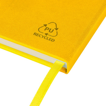 Taccuino formato +/- A5 certificato FSC® in PU riciclato Bloom