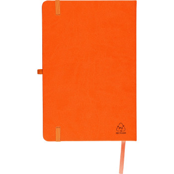 Taccuino formato +/- A5 certificato FSC® in PU riciclato Bloom