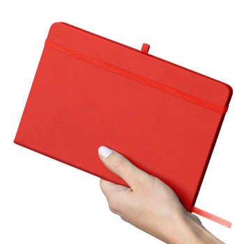 Taccuino formato +/- A5 certificato FSC® in PU riciclato Bloom