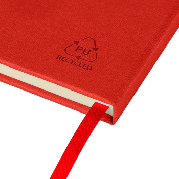 Taccuino formato +/- A5 certificato FSC® in PU riciclato Bloom