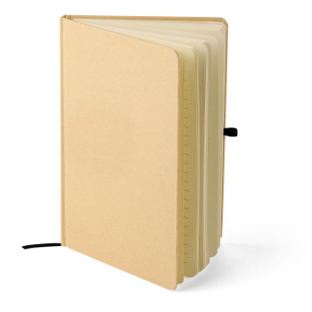 Taccuini personalizzati con logo - Taccuino formato +/- A5 in carta kraft Haze