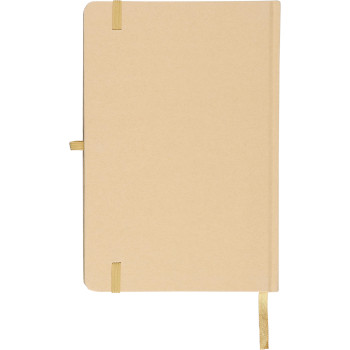Taccuini personalizzati con logo - Taccuino formato +/- A5 in carta kraft Haze