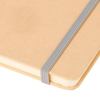 Taccuini personalizzati con logo - Taccuino formato +/- A5 in carta kraft Haze