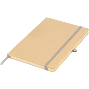 Taccuini personalizzati con logo - Taccuino formato +/- A5 in carta kraft Haze