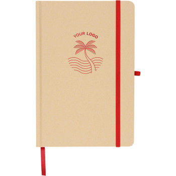 Taccuini personalizzati con logo - Taccuino formato +/- A5 in carta kraft Haze