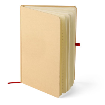 Taccuini personalizzati con logo - Taccuino formato +/- A5 in carta kraft Haze