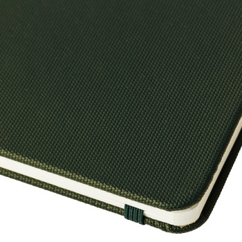 gadget ecologici con logo - Taccuino formato +/- A5 in poliestere 600 D rPET Elena