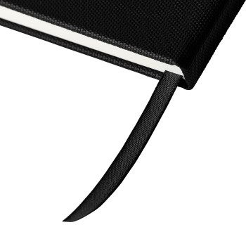 gadget ecologici con logo - Taccuino formato +/- A5 in poliestere 600 D rPET Elena