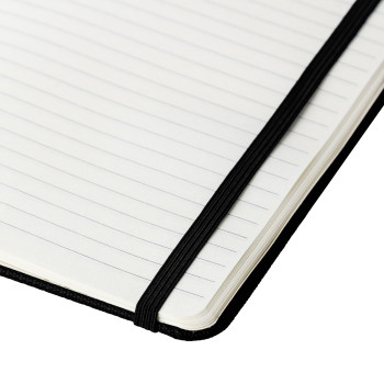 gadget ecologici con logo - Taccuino formato +/- A5 in poliestere 600 D rPET Elena