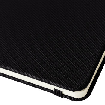 gadget ecologici con logo - Taccuino formato +/- A5 in poliestere 600 D rPET Elena