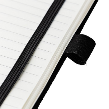 gadget ecologici con logo - Taccuino formato +/- A5 in poliestere 600 D rPET Elena