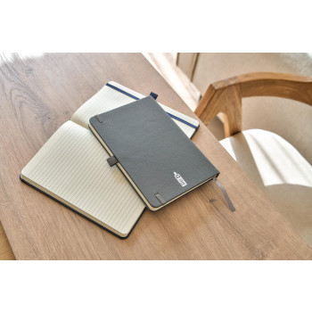 gadget ecologici con logo - Taccuino formato +/- A5 in poliestere 600 D rPET Elena