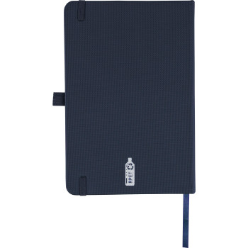 gadget ecologici con logo - Taccuino formato +/- A5 in poliestere 600 D rPET Elena