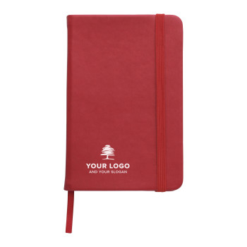 Taccuini personalizzati con logo - Taccuino formato +/- A5 in PU senza righe Brigitta