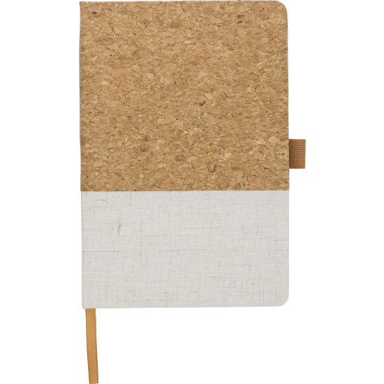 Taccuino formato +/- A5 in sughero e cotone Trevor