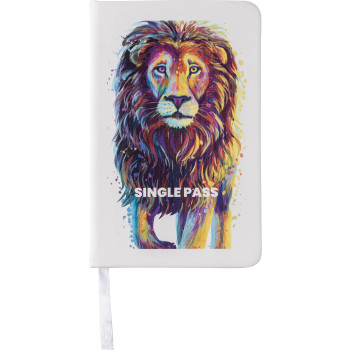 Taccuini personalizzati con logo - Taccuino formato +/- A6 a righe in PU Dita