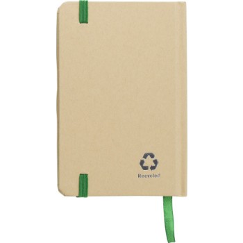 Gadget ecologico ecosostenibile personalizzato - regalo aziendale - Taccuino formato +/- A6 in carta riciclata John