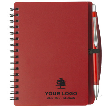 Taccuini personalizzati con logo - Taccuino formato +/- A6 in PP Kimora