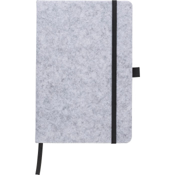 Borse personalizzate con logo - Taccuino Harper | Feltro riciclato | A5 | A righe