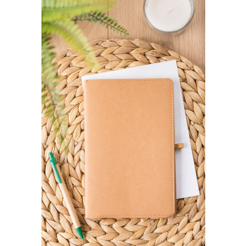 Taccuini personalizzati con logo - Taccuino in carta kraft lavata Johanna Original
