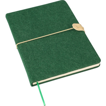 gadget ecologici con logo - Taccuino in feltro riciclato formato +/- A5 Dario Original