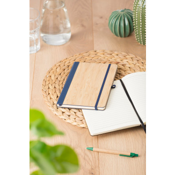 Taccuino in PU con copertina in bambù Dorita