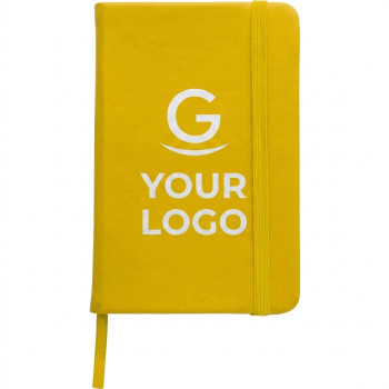 Taccuini personalizzati con logo - Taccuino personalizzabile A5 Impression con 96 pagine bianche elastico segnalibro
