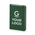 Taccuino personalizzabile con 160 pagine a righe e chiusura elastica