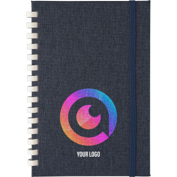 Taccuini personalizzati con logo - Taccuino rPET formato +/- A5 Ilias