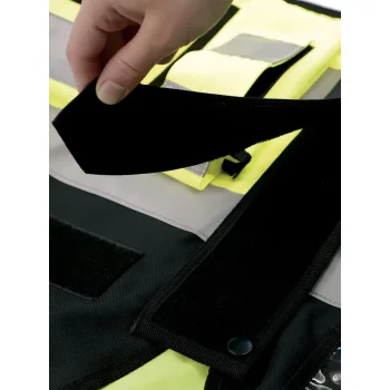 Abbigliamento alta visibilità personalizzato con logo aziendale - Tactical Vest Zipper Patch