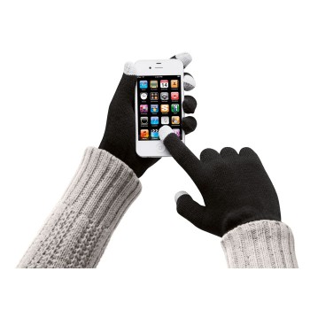Gadget per smartphone personalizzato con logo - TACTO - Guanti touchscreen