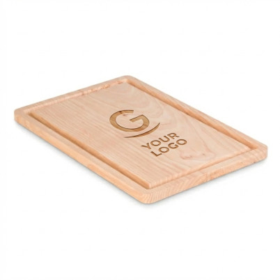 Tagliere rettangolare grande in legno resistente per cucina pratica