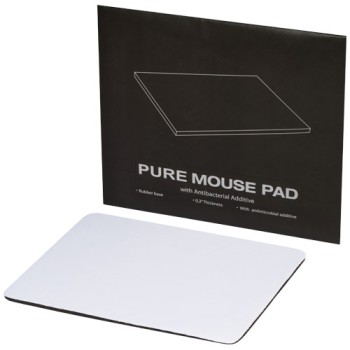 Gadget pc personalizzati con logo - Tappetino per mouse con additivo antibatterico Pure