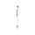 Penna touch personalizzabile con fusto in gomma e clip in metallo ramato