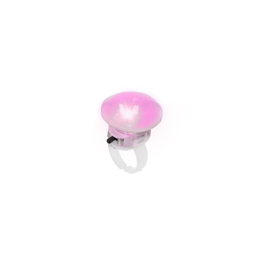 Anello luminoso bianco con 2 LED e interruttore on/off
