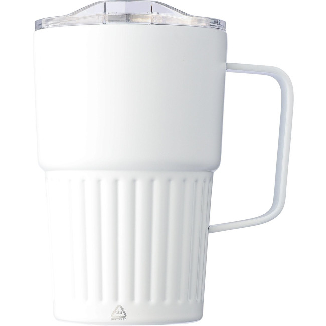 Tazze termiche personalizzate con logo - Tazza Calo | Inox riciclato | 450 ml