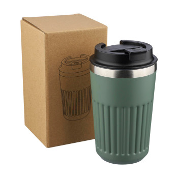 Tazze termiche personalizzate con logo - Tazza da viaggio Chiara | Riciclata | 400 ml
