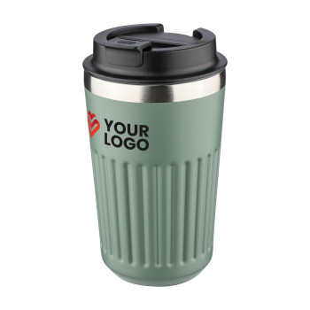 Tazze termiche personalizzate con logo - Tazza da viaggio Chiara | Riciclata | 400 ml