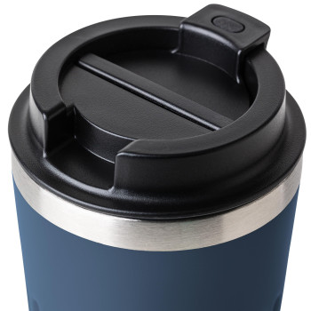 gadget ecologici con logo - Tazza da viaggio in acciaio inossidabile riciclato Chiara 400 ml