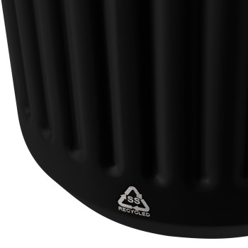gadget ecologici con logo - Tazza da viaggio in acciaio inossidabile riciclato Chiara 400 ml