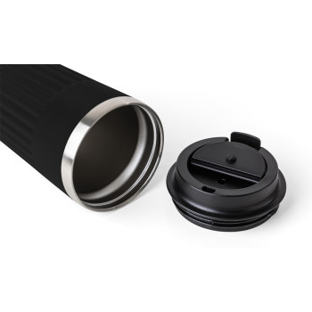 gadget ecologici con logo - Tazza da viaggio in acciaio inossidabile riciclato Chiara 400 ml