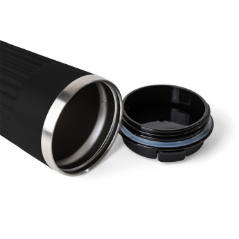 gadget ecologici con logo - Tazza da viaggio in acciaio inossidabile riciclato Chiara 400 ml