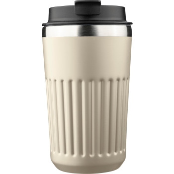 gadget ecologici con logo - Tazza da viaggio in acciaio inossidabile riciclato Chiara 400 ml