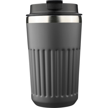 gadget ecologici con logo - Tazza da viaggio in acciaio inossidabile riciclato Chiara 400 ml
