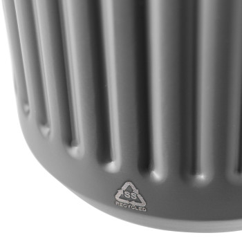 gadget ecologici con logo - Tazza da viaggio in acciaio inossidabile riciclato Chiara 400 ml