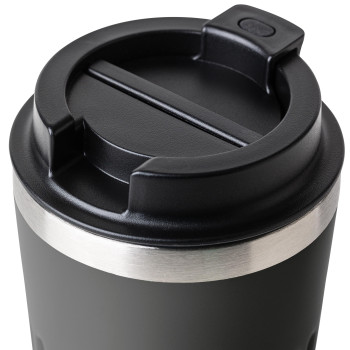 gadget ecologici con logo - Tazza da viaggio in acciaio inossidabile riciclato Chiara 400 ml