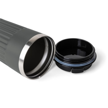 gadget ecologici con logo - Tazza da viaggio in acciaio inossidabile riciclato Chiara 400 ml