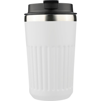 gadget ecologici con logo - Tazza da viaggio in acciaio inossidabile riciclato Chiara 400 ml