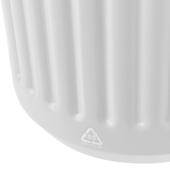 gadget ecologici con logo - Tazza da viaggio in acciaio inossidabile riciclato Chiara 400 ml