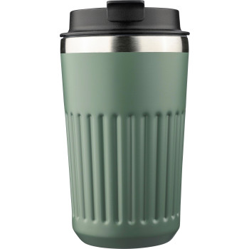 gadget ecologici con logo - Tazza da viaggio in acciaio inossidabile riciclato Chiara 400 ml